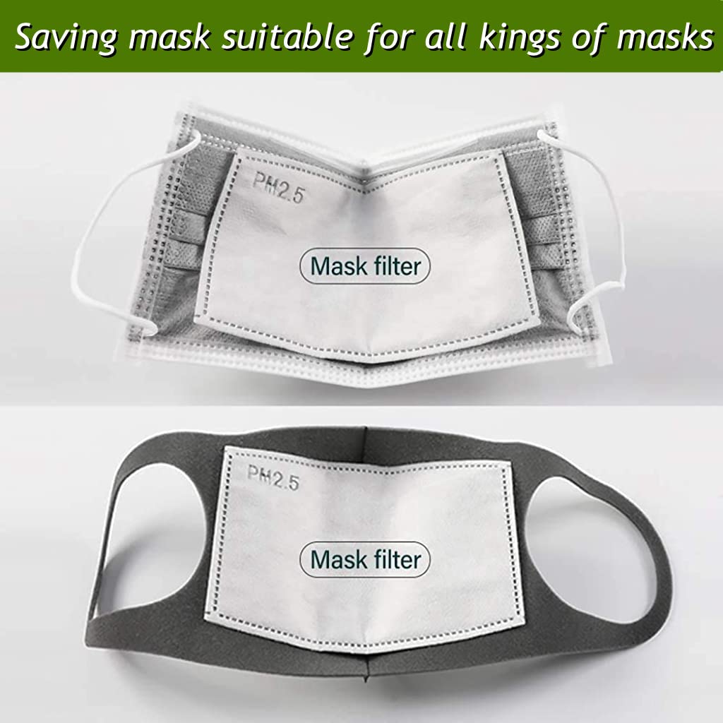 HANNEA 20 pcs PM2.5 Activated Carbon Mask Filter with 5-Layer Filtration-Adult Dustproof, Prevent Particulate Matter(Mask not Included) HANNEA 20 pcs PM2.5 Activated Carbon Mask Filter with 5-Layer Filtration-Adult Dustproof, Prevent Particulate Matter(Mask not Included)